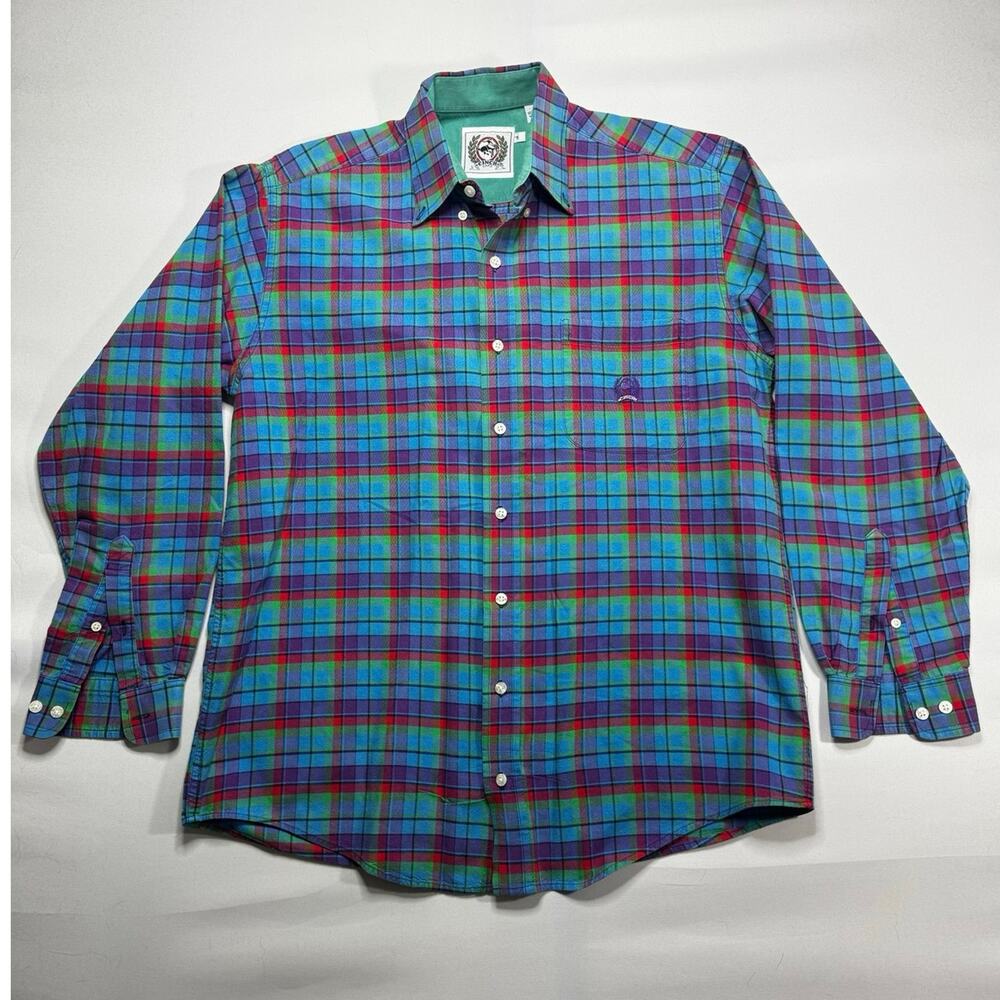 Cinch Men's Long Sleeve Multicolor Plaid Western Button Up Shirt - Size S - Picture 1 of 4